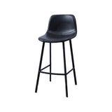 Modern Footrest Coffee Shop Stool Matte Finish Upholstered Bar Stools Clearhalo 'Bar Furniture' 'Bar Stools' 'bar_stools' 'furn' 'furn_bar_stools' 'Furniture' 'furniture_bar_stools' 'Kitchen & Dining Furniture' 1200x1200_a62afb46-734a-4131-b353-443a8a943cb2
