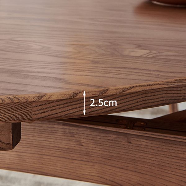Modern Style Brown Dining Table Round Solid Wood Dining Table with 4 Legs for Living Room Clearhalo ' dining_table' 'Dining Tables & Seating' 'Dining Tables' 'furn' 'furn_dining_table' 'Furniture' 'furniture_dining_table' 'Kitchen & Dining Furniture' 'kitchen&dining_furn' 'kitchen' 'kitchen_dining_table' 1200x1200_a62ee16e-ca08-4618-82c6-c4df1613b13c