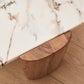3 Legs Coffee Table Marble Geometric Coffee Coffee or End Table Clearhalo 'Coffee & Accent Tables' 'Coffee Tables' 'coffee_tables' 'furn' 'furn_coffee_tables' 'Furniture' 'Living Room Furniture' 1200x1200_a62f6871-8640-4ca1-869f-075b82a7948d