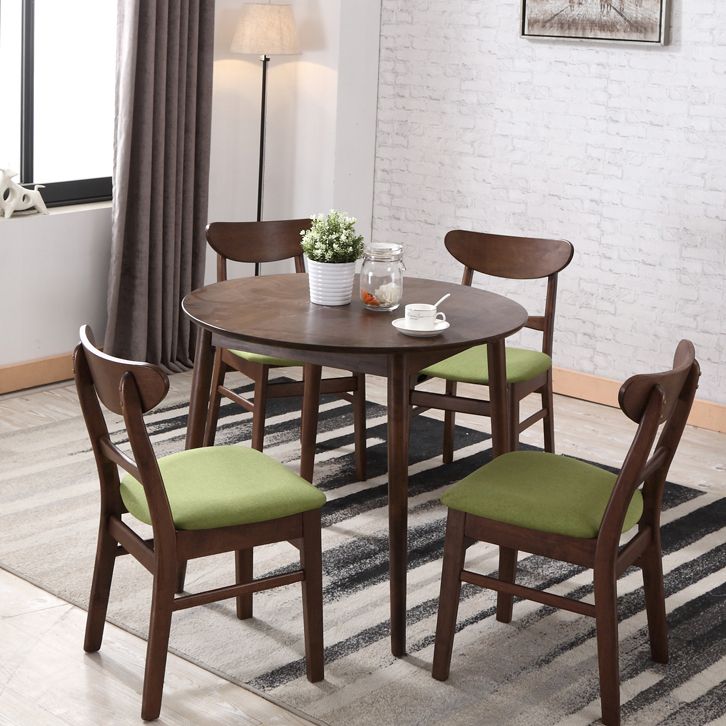 Round Rubberwood Solid Wood Dining Table Simplicity Style Dining Room Collection Clearhalo ' dining_table' 'Dining Tables & Seating' 'Dining Tables' 'furn' 'furn_dining_table' 'Furniture' 'furniture_dining_table' 'Kitchen & Dining Furniture' 'kitchen&dining_furn' 'kitchen' 'kitchen_dining_table' 1200x1200_a630b042-a8b5-4da0-afd4-28b178810c23