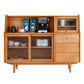 Contemporary Dining Hutch Glass Doors Pine Storage Cabinet for Dining Room Clearhalo 'Display & China Cabinets' 'display_china_cabinets' 'furn' 'furn_display_china_cabinets' 'Furniture' 'Kitchen & Dining Furniture' 1200x1200_a631530f-b51a-4afe-a795-7fe60f6b5d6b