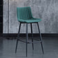 Modern Velvet Bar Stool Backrest Counter Stool for Dining Room Clearhalo 'Bar Furniture' 'Bar Stools' 'bar_stools' 'furn' 'furn_bar_stools' 'Furniture' 'Kitchen & Dining Furniture' 1200x1200_a63197f2-b0b7-4e8a-a976-dfce6bfea551