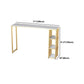 Glam Marble 1/2/3 Pieces Counter Height Set Rectangle Indoor Counter Set with Storage Clearhalo 'Bar Furniture' 'furn' 'furn_home_bar_bar_sets' 'Furniture' 'Home Bars & Bar Sets' 'home_bar_bar_sets' 'Kitchen & Dining Furniture' 1200x1200_a632211d-04df-4a65-b6de-84b01ba85e2d