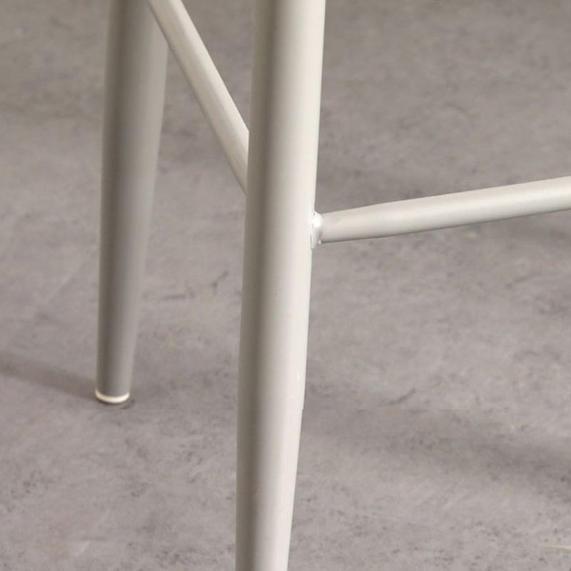 Scandinavian Style Bar-stool with Metal leg Square Seat Counter Stool for Kitchen Bar Clearhalo 'Bar Furniture' 'Bar Stools' 'bar_stools' 'furn' 'furn_bar_stools' 'furniture_bar_stools' 'Kitchen & Dining Furniture' 'kitchen&dining_furn' 'kitchen' 'kitchen_furn' Furniture' 1200x1200_a6333827-2236-4127-9972-ddb77aea0b63