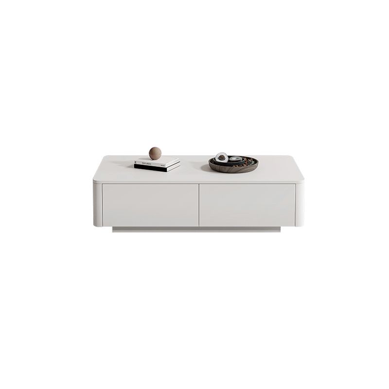 Block Coffee Cocktail Table with 4 Storage Drawers Wood Top Modern Clearhalo 'Coffee & Accent Tables' 'Coffee Tables' 'coffee_tables' 'furn' 'furn_coffee_tables' 'Furniture' 'Living Room Furniture' 1200x1200_a633b95e-0c75-4ef9-a555-1c6b968f7dcd