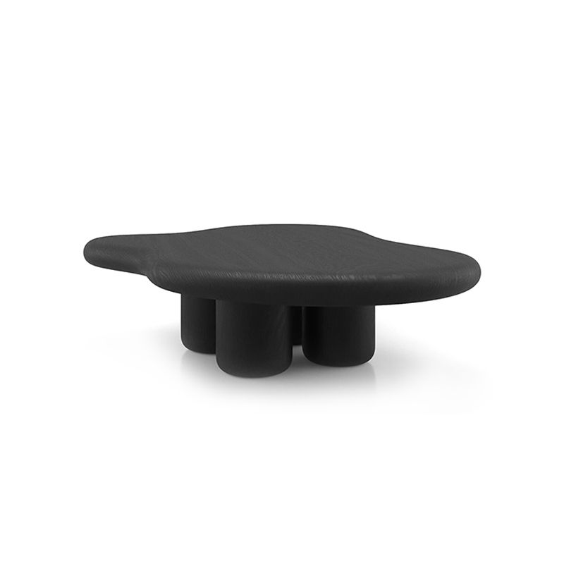 Mesa de café de acero de vidrio moderna con cuatro patas Mesa de cóctel para sala de estar