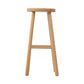 Sala de estar Simple Wood Barstool de 4 patas taburete con pedal