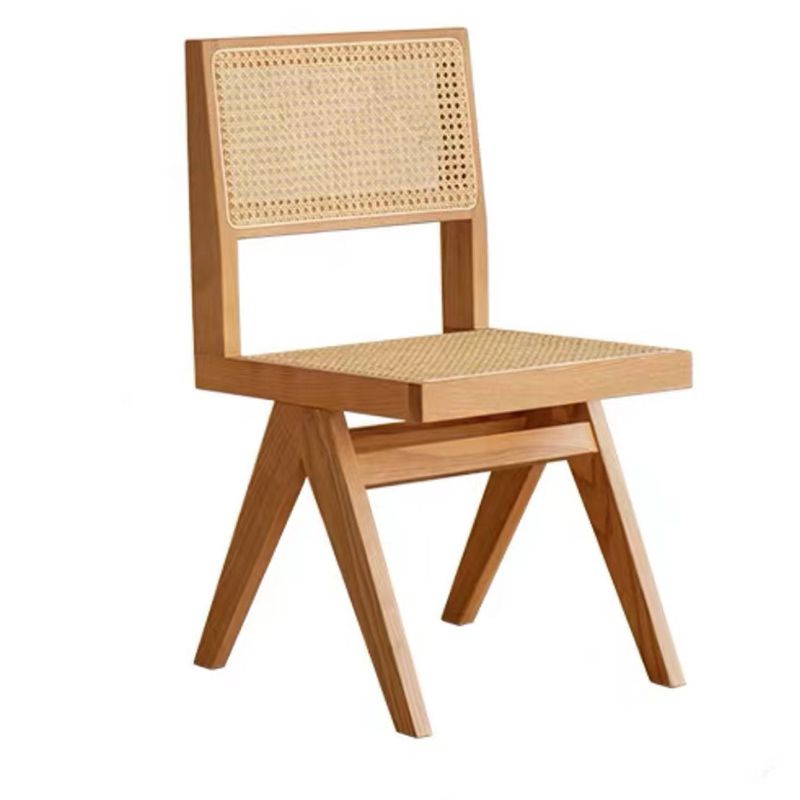 1/2/4/6 PCS Solid Wood Dining Room Set moderne stijl eetgelegenheid met rechthoekige tafel