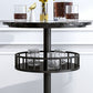 1/2/3 stuk marmeren bar pubtafel set matte afwerking glam bark ontlasting en tafelset