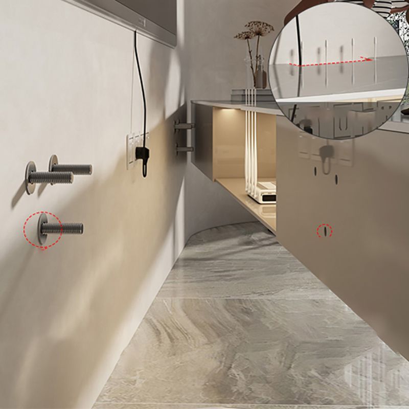 Archiviazione TV TV chiusa montata a parete Luxuria Sinterita TV Cabinet