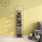 Modern Style Bookshelf Closed Back Metal Bookcase for Living Room
