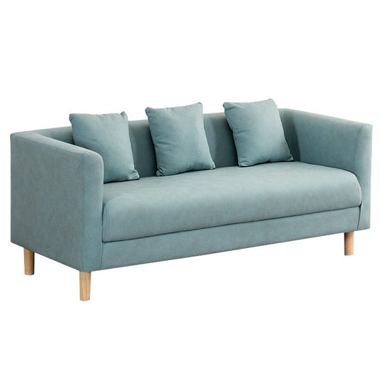 Faux Leder 3-Sitzer-Sofa Smoking Armfärbung 23,62 "breit