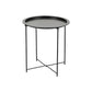 Round Tray Top Side Table Mid-Century Metal Cross Legs End Table Clearhalo 'Coffee & Accent Tables' 'End & Side Tables' 'end_side_tables' 'furn' 'furn_end_side_tables' 'Furniture' 'Living Room Furniture' 1200x1200_a63d65ce-45ee-41a5-a330-7e7f150f85d8