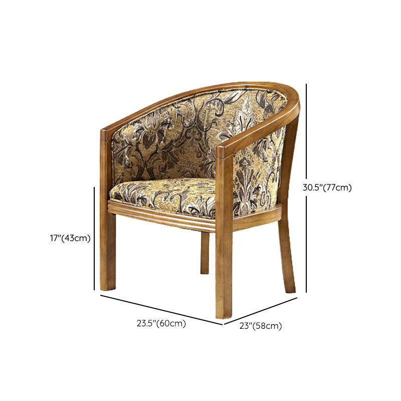 Modern Simple Arm Chair Wooden Frame Arm Dining Chair for Dining Room Clearhalo 'Dining Chairs' 'Dining Tables & Seating' 'dining_chair' 'furn' 'furn_dining_chair' 'Furniture' 'Kitchen & Dining Furniture' 1200x1200_a63ed4fd-ea81-4901-bb9a-fdc1bae864f5