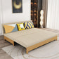 Contemporary 33.46" H Cotton Blend Armless Sleeper Sofa Bed in Beige Clearhalo 'furn' 'furn_futons' 'Furniture' 'Futons & Daybeds' 'Futons' 'Living Room Furniture' 1200x1200_a63f6c56-cbb5-4fed-969e-50eac87451f0