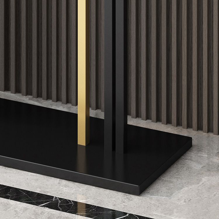 Modern Stone Console Tabla 1 Estante de 31.5 "Mesa al final de la altura para Hall