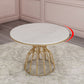 Metal Traditional Luxury Round Table Sintered Stone Top Table with Pedestal Base Clearhalo ' dining_table' 'Dining Tables & Seating' 'Dining Tables' 'furn' 'furn_dining_table' 'Furniture' 'furniture_dining_table' 'Kitchen & Dining Furniture' 'kitchen&dining_furn' 'kitchen' 'kitchen_dining_table' 1200x1200_a641ac4a-c7cf-4ba8-9732-da157f33eda3