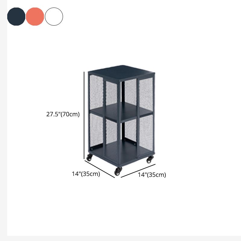 Scandinavian Metal Open Etagere Bookshelf with Iron Frame and Shelf Clearhalo 'Bookcases' 'Furniture' 'furniture_bookcases' 'Office Furniture' 1200x1200_a643b1b8-0096-40b0-9bea-80a7415b93cd