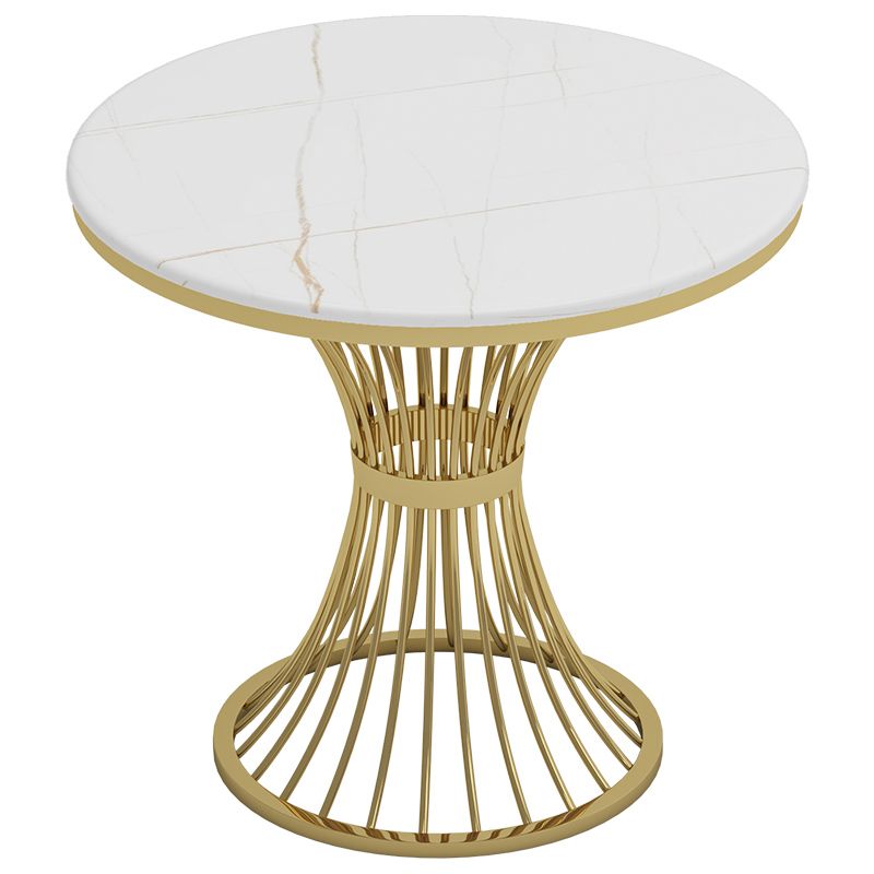 Set da pranzo Glam in pietra sinterizzata Set tavolo da pranzo rotondo 1/2/3/4/5 pezzi per uso domestico