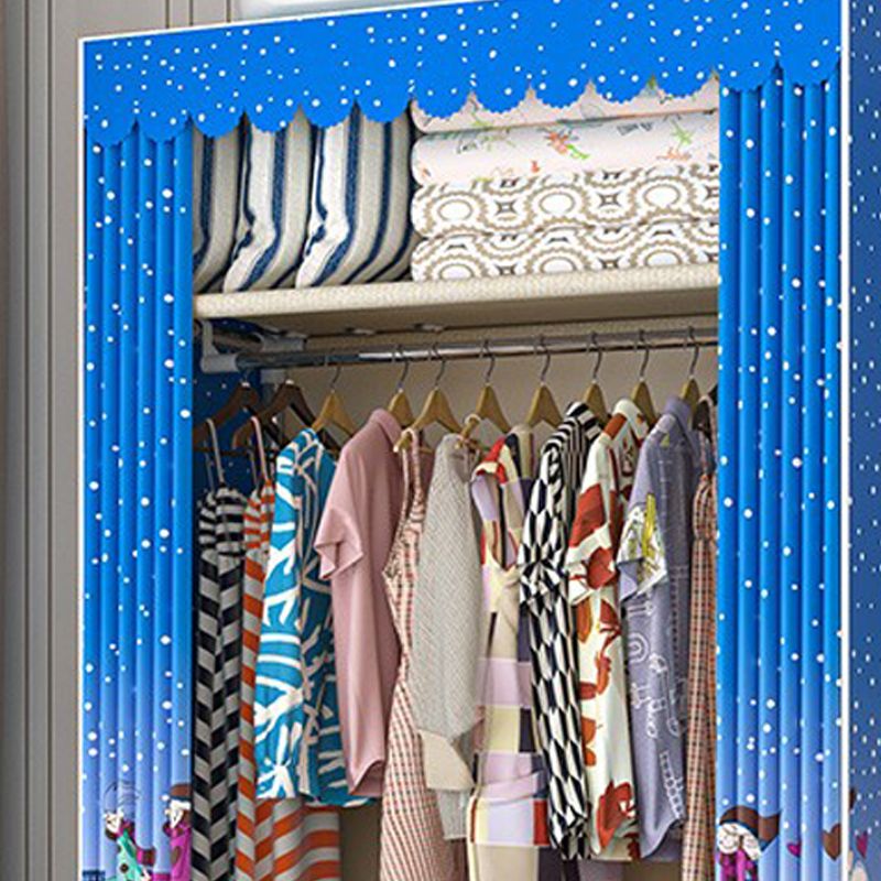 Stalen garderobe kast met benen moderne garderobe armoire met planken