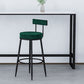 Contemporary Style Upholstered Counter Stool Bar-height Bar Stool with Metal Legs Clearhalo 'Bar Furniture' 'Bar Stools' 'bar_stools' 'furn' 'furn_bar_stools' 'Furniture' 'Kitchen & Dining Furniture' 1200x1200_a6469b71-d6c9-4760-b889-56e6a8a9f1d7