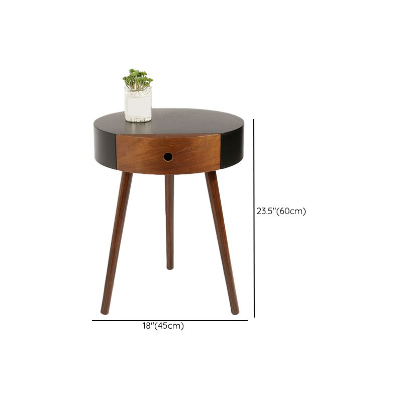 Mesa de mesa de 3 patas Conjunto de mesa de estilo contemporánea Top Table con almacenamiento con almacenamiento