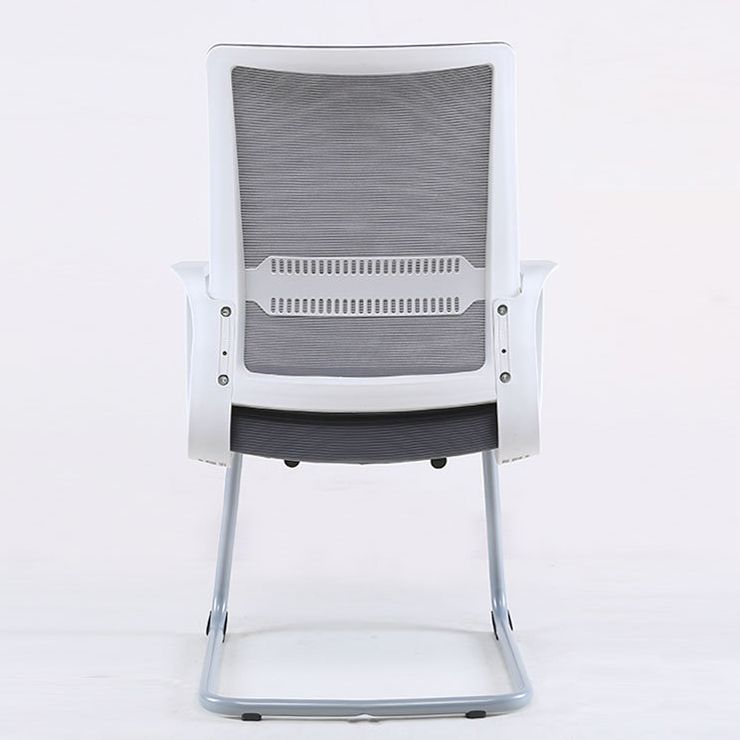 Contemporary Arm Chair Gray Adjustable Arms No Wheels Office Chair Clearhalo 'furn' 'furn_office_chair' 'Furniture' 'Office Chairs' 'Office Furniture' 'office_chair' 1200x1200_a64c7f17-3356-4ae1-8682-4e447351a99f