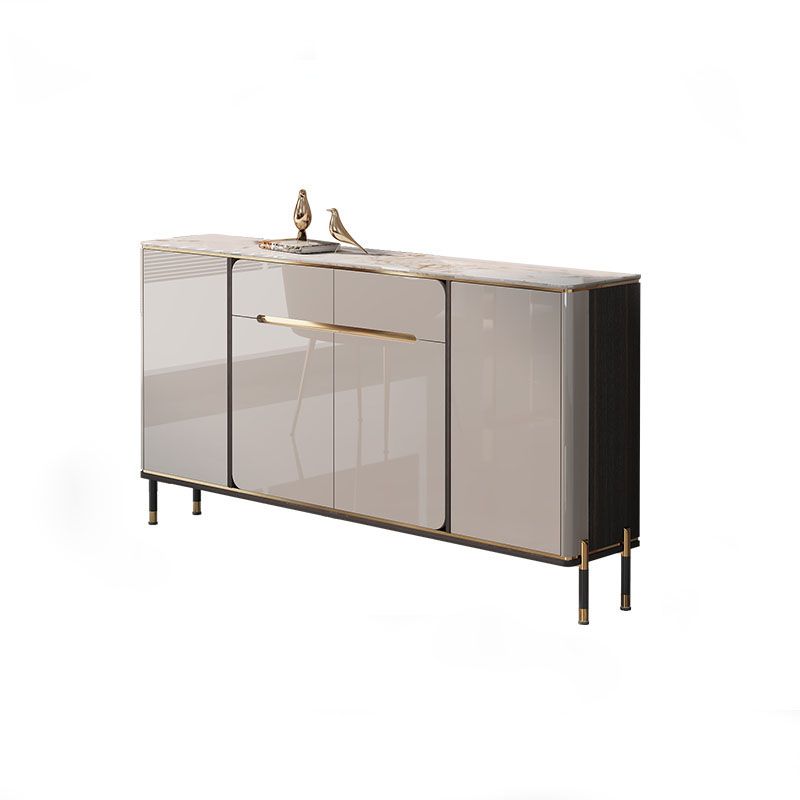 Sideboard Sideboard Sideboard in pietra glam Sideboard con porte per sala da pranzo