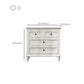 American traditionnel lingerie poitrine Birch rangement commode coffre pour chambre à coucher