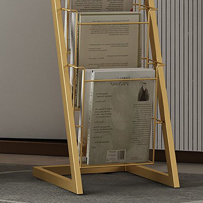 Industrial Iron Ladder Bookshelf Vertical Closed Back Bookshelf for Living Room Clearhalo 'Bookcases' 'furn' 'furn_bookcases' 'Furniture' 'furniture_bookcases' 'kitchen' 'kitchen_bookcases' 'Living Room Furniture' 'Office Furniture' 1200x1200_a65540a1-5f04-43a2-8bc8-7a5ffd56ba1a