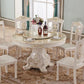 Solid Wood Victorian Round Table White Marble Top Table with Pedestal Clearhalo ' dining_table' 'Dining Tables & Seating' 'Dining Tables' 'furn' 'furn_dining_table' 'Furniture' 'furniture_dining_table' 'Kitchen & Dining Furniture' 'kitchen&dining_furn' 'kitchen' 'kitchen_dining_table' 1200x1200_a656aee7-acb7-4045-bfe3-5da979da8822
