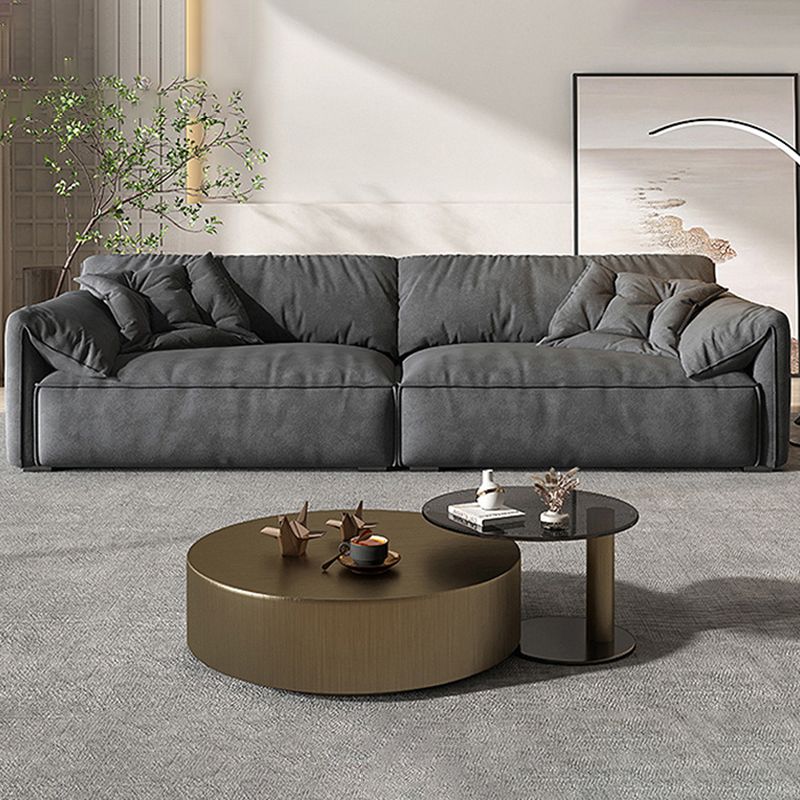 Sofá estándar de la almohada de la sala de estar contemporánea