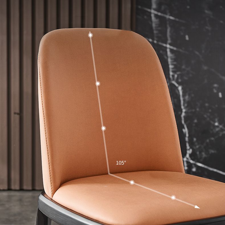 Contemporary Side Chair Dining Room Side Chair Set with Solid Wood Legs Clearhalo ' kitchen&dining_furn' 'Dining Chairs' 'Dining Tables & Seating' 'dining_chair' 'furn' 'furn_dining_chair' 'Furniture' 'furniture_dining_chair' 'Kitchen & Dining Furniture' 'kitchen' 1200x1200_a65d4c41-0067-46b4-9580-944dbe8e1e11