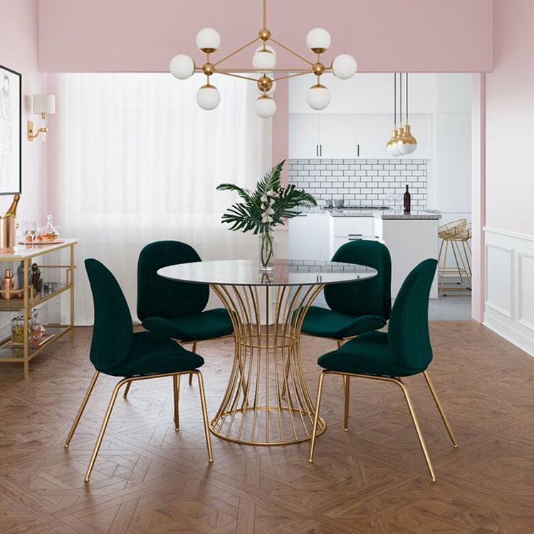 Modern Style Tempered Glass Dining Table Single Pedestal Base Round Table Clearhalo ' dining_table' 'Dining Tables & Seating' 'Dining Tables' 'furn' 'furn_dining_table' 'Furniture' 'furniture_dining_table' 'Kitchen & Dining Furniture' 'kitchen&dining_furn' 'kitchen' 'kitchen_dining_table' 1200x1200_a65d58ac-1779-43ed-b967-a51824aa60a0