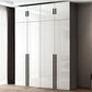 Manufactured Wood Glossy White Cabinet Modern Storage Cabinet with Hinged Doors Clearhalo 'Armoires & Wardrobes' 'armoires_wardrobes' 'Bedroom Furniture' 'furn' 'furn_armoires_wardrobes' 'Furniture' 1200x1200_a660c765-e2ca-4e6f-9870-518ac94f07fb