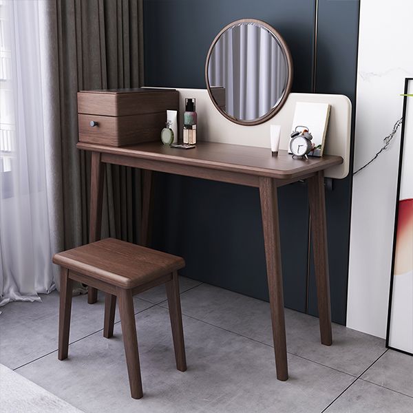 3-Piece Standing Mid-Century Modern Drawers Included Vanity Dressing Table Set Clearhalo 'Bedroom Furniture' 'furn' 'furn_makeup_vanities' 'Furniture' 'Makeup Vanities' 'makeup_vanities' 1200x1200_a6622f1e-438b-4262-892e-f7b1d43358f9