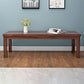 11.8" Wide Contemporary Seating Bench Solid Wood Bench with Squared Legs Clearhalo 'Benches' 'Chairs & Seating' 'furn' 'furn_benches' 'Furniture' 'Living Room Furniture' 1200x1200_a662c86a-6a3d-494d-ac2e-ddadf8960192