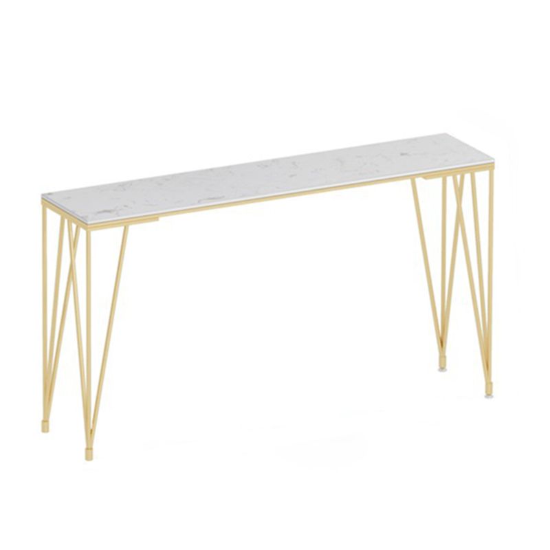 Tavolo da bar rettangolo in stile glam in finta tavolo da vino a 4 gambe