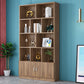 Closed Back Bookshelf Scandinavian Style Bookcase for Home Office and Study Room Clearhalo 'Bookcases' 'furn' 'furn_bookcases' 'Furniture' 'furniture_bookcases' 'kitchen' 'kitchen_bookcases' 'Living Room Furniture' 'Office Furniture' 1200x1200_a6647050-6c26-4379-9b76-02f757e2b506