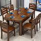 Modern Round Dining Table Solid Wood Drop-Leaf Dining Table for Dining Room Clearhalo 'Dining Tables & Seating' 'Dining Tables' 'dining_table' 'furn' 'furn_dining_table' 'Furniture' 'Kitchen & Dining Furniture' 1200x1200_a666202e-10ba-4ea7-8391-30bbdd92e646
