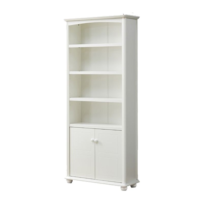 Contemporary Wood Bookshelf Standard Closed Back White Bookcase Clearhalo 'Bookcases' 'furn' 'furn_bookcases' 'Furniture' 'Office Furniture' 1200x1200_a666d86b-dc71-4e86-b33d-61958704a016