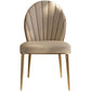 Glam Upholstered Armless Dining Chairs Dining Room Parsons Chair