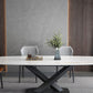 Contemporary Pedestal Dining Table Slate Dining Table for Home