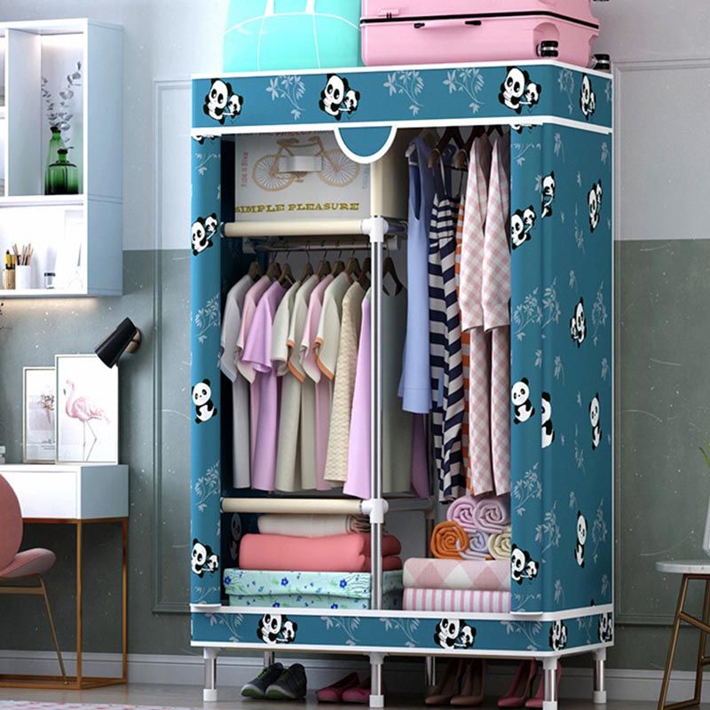 Matte afwerking Garderobe voor home eigentijdse opbergkast met metalen benen