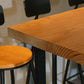 Pine Wood Bar Dining Table Brown Industrial Bar Dining Table with Trestle Base Clearhalo 'Bar Furniture' 'Bar Tables' 'bar_tables' 'furn' 'furn_bar_tables' 'Furniture' 'furniture_bar_tables' 'Kitchen & Dining Furniture' 1200x1200_a66aa73c-3815-4f44-90f9-ed2b9dd155fd