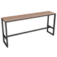 Rectangle Brown Top Bar Table Trestle Base Dining Table for Coffee Room Clearhalo 'Bar Furniture' 'Bar Tables' 'bar_tables' 'furn' 'furn_bar_tables' 'Furniture' 'Kitchen & Dining Furniture' 1200x1200_a66ce32f-ab19-4d7e-b0a2-2be0a903d317