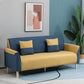 25.59" Wide Faux Leather Loveseat Scandinavian Flared Arm Sofa Clearhalo 'furn' 'furn_sofas' 'Furniture' 'Living Room Furniture' 'Sofa' 'sofas' 1200x1200_a66d53ad-6760-43ed-be63-d03943debdb3