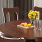 Walnut Wooden Round Table Extendable Dining Table with 4 Legs for Restaurant Clearhalo ' dining_table' 'Dining Tables & Seating' 'Dining Tables' 'furn' 'furn_dining_table' 'Furniture' 'furniture_dining_table' 'Kitchen & Dining Furniture' 'kitchen&dining_furn' 'kitchen' 'kitchen_dining_table' 1200x1200_a66ead2b-62a6-4e1d-b7bc-37e0fdb3a68a