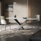 Medieval Modern Stone Dinette Table Rectangle Table for Dining Room Clearhalo 'Dining Tables & Seating' 'Dining Tables' 'dining_table' 'furn' 'furn_dining_table' 'Furniture' 'Kitchen & Dining Furniture' 1200x1200_a6719341-97bb-4a2c-b6ec-a08413155c47