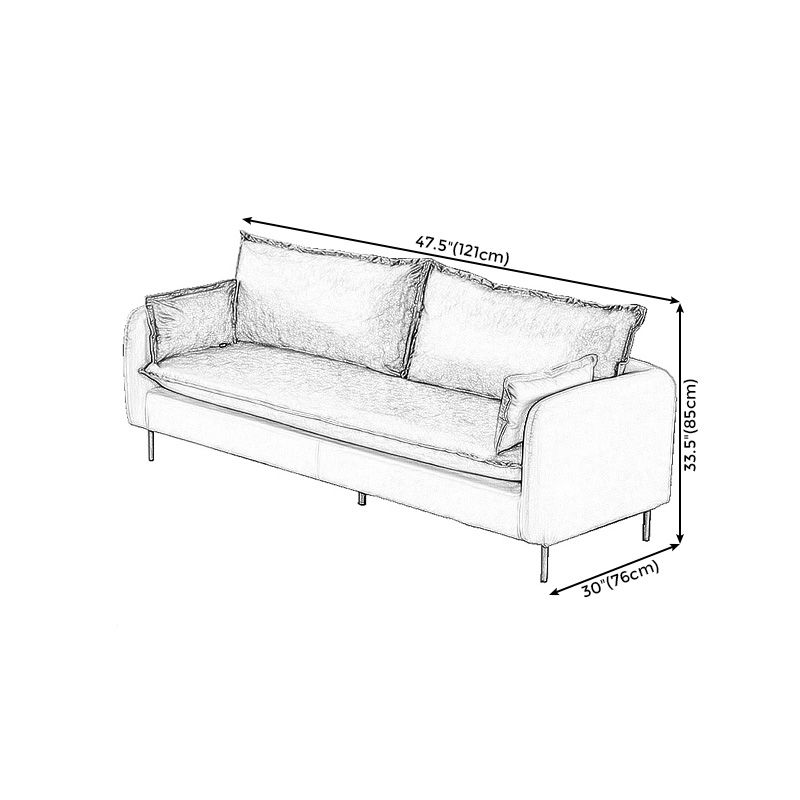 Standard Square Arm Sofa Set Contemporary Stain Resistant Sofa Couch with Pillows Clearhalo 'furn' 'furn_sofas' 'Furniture' 'Living Room Furniture' 'Sofa' 'sofas' 1200x1200_a6739f69-cb56-41f9-bbd3-0d2072ce396e